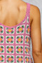 POL Scalloped Edge Cropped Crochet Cami with Granny Square Pattern