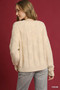 Umgee Pearl-Embellished Long Sleeve Sweater