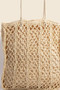 Fame Intricate Braided Tote Bag