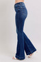 Judy Blue Full Size High Rise Flare Jeans with Pockets Plus Size
