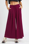 Umgee Wide Leg Pants with Pockets