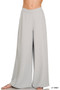 Zenana Relaxed Fit Elastic Waisted Wide Leg Pants