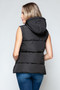 Snobbish Snap and Zip Closure Hooded Vest