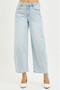 RISEN High Rise Crop Barrel Jeans