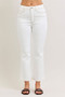 Judy Blue Contrast Stitching Cropped Flare Jeans