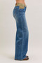 Judy Blue MR Column Straight Jeans with Corduroy Waist