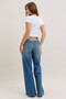 Judy Blue MR Column Straight Jeans with Corduroy Waist