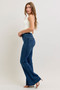 Judy Blue High-Waisted Flare Jeans with Front Pockets