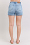 Judy Blue Mid Rise Denim Shorts