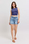 Judy Blue Mid Rise Denim Shorts
