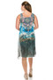Sublimated Rhinestone Tank Dress