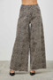 Leopard Super High Rise Wide Leg With Stretch