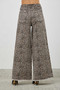 Leopard Super High Rise Wide Leg With Stretch