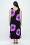 Stretchy Floral Print Maxi Dress