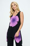 Floral Print Side Drop Tank Tunic