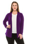 Long Sleeve Acetate Cardigan Jacket