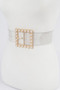 Beaded Square Plus Size Belt