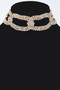 Rhinestone Chain Choker