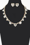 Stone Earring And Necklace Set