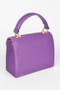 Satin Top Handle Flap Crossbody Bag