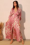 Dreaming Lily Satin Kimono Maxi Dress