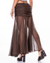 Mesh Maxi Skirt