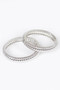 Two Pieces Set Metal Bangle