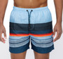 Blue Stripes Swim Shorts