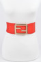 Metal Buckle Plus Size Elastic Belt​