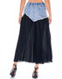 Denim Contrast Skirt