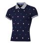 Men's Turndown Collar Print Short Sleeve T-Shirt