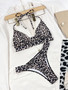 WomenLeopard Bikini Two Pieces Swimwear