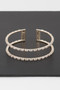 Open Crystal Cuff Bracelet