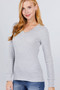 Long Slv V-Neck Thermal Top