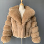 Fur coat women's autumn winter faux fur coat