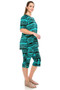 Matching Capri Pant Set In Plus Size​​​​​
