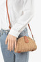 Semi Circle Bamboo Clutch