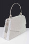 Rhinestone Metal Handle Bag