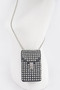 Rhinestone Cellphone Crossbody Belt Bag