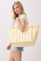 Striped Terry Tote Bag