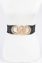 Triple O Ring Buckle Elastic Belt