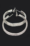 Rhinestone Hoop Earring