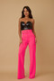 High Waist Pants With Buckle Belt​​​​​​​​​​​