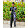 Women's Patchwork Print Jumpsuit