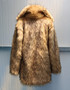 Men's fur coat imitation raccoon fur long coat warm suit