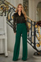 High Waist Pants With Buckle Belt​​​