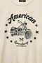 American Motorcycle Cotton Boxy Top​