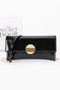 Patent Vegan Leather Evening Bag