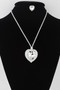 Jeweled Crystal Heart Necklace