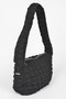 Embossed Cotton Shoulder Bag